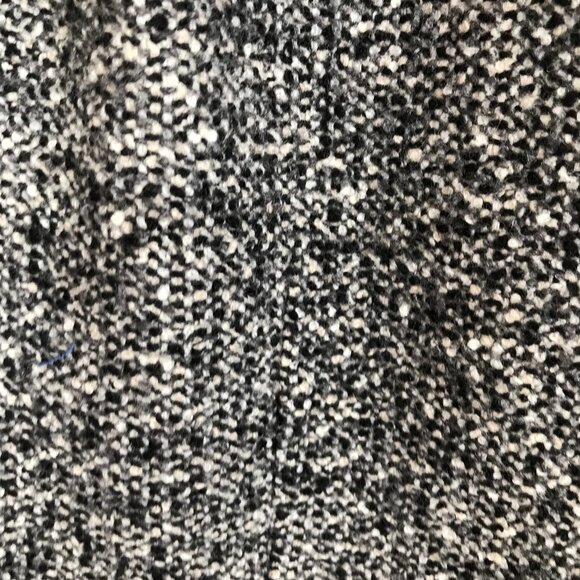 Ann Taylor Tweed Jacket, Women's Size 12: Vintage Black White Lined Wool Blazer - Picture 6 of 14